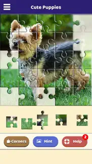 cute puppies jigsaw puzzle iphone screenshot 3