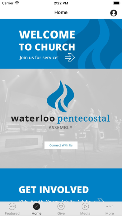 WPA Church App Screenshot