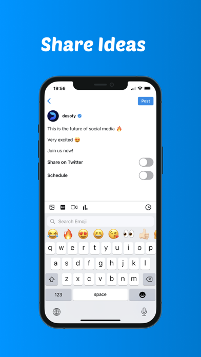 Desofy: Future of Social Media Screenshot