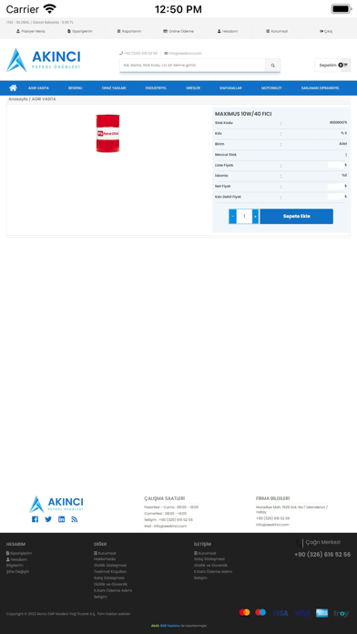 Akıncı Petrol Screenshot