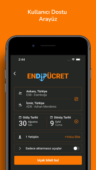 Endipücret - Ucuz Uçak Bileti Screenshot