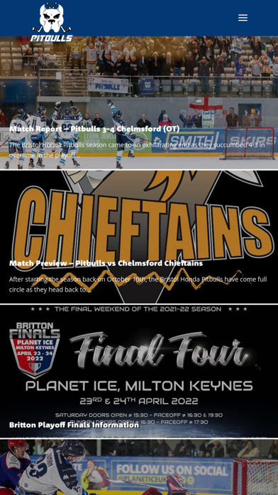 Bristol Pitbulls App Screenshot