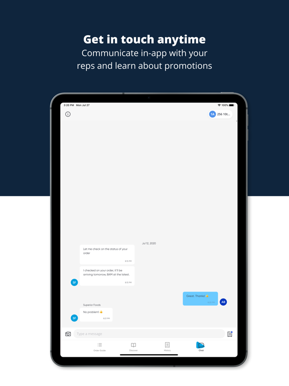 Superior Foods iPad screenshot 4 - Food & Drink app