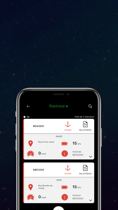 Rastrear Protecao Screenshot