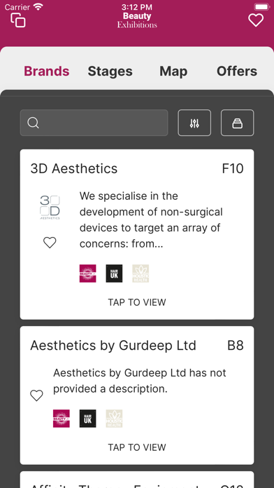 Beauty Exhibitions Ltd Screenshot