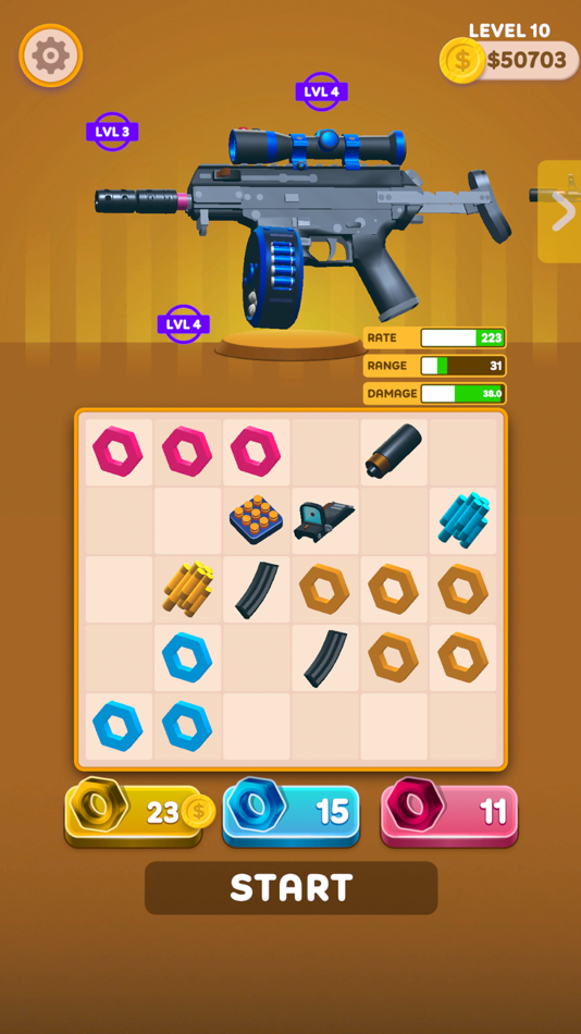 #5. Customization Gun (iOS) 由: Yeapp Yazilim Anonim Sirketi