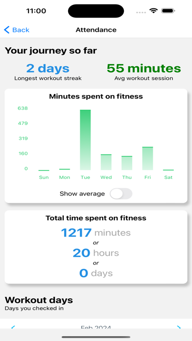 Central Fitness Screenshot