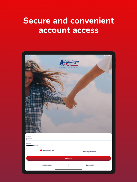Advantage Plus FCU iPad screenshot 5 - Finance app