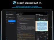WebForge IDE ipad bilder 1