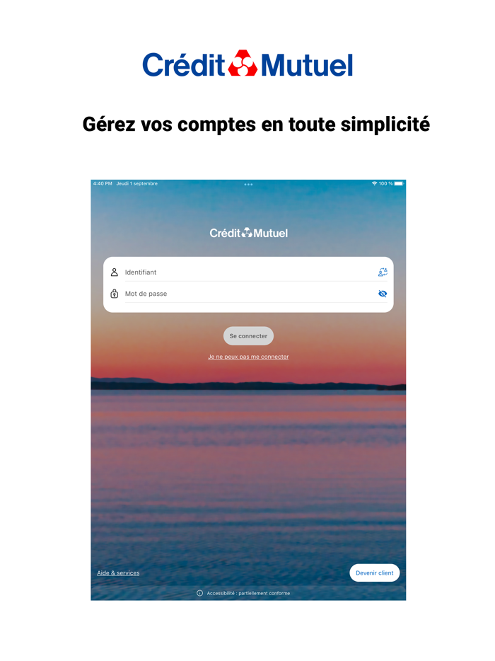 Crédit Mutuel banque en ligne