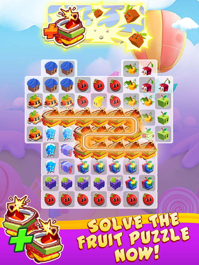 ‎Juice Cubes match 3 game Screenshot