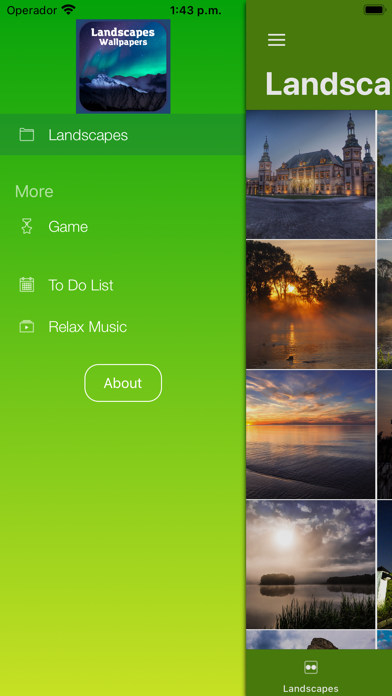Landscapes Wallpapers Screenshot