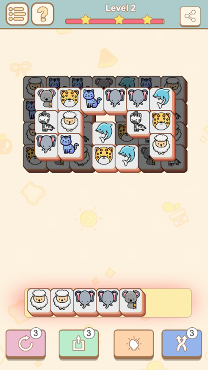 pop animals together-matching