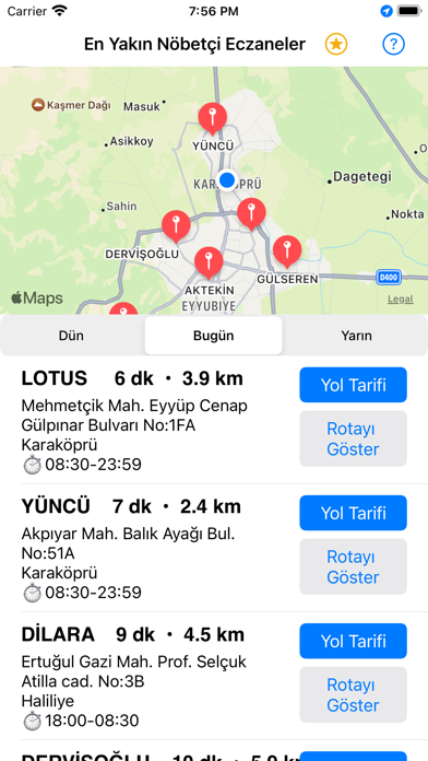 Nöbetçi Eczane + Screenshot