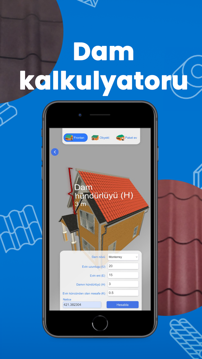 Unimetal Dam kalkulyatoru