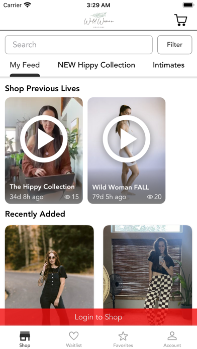 Wild Woman Boutique Screenshot