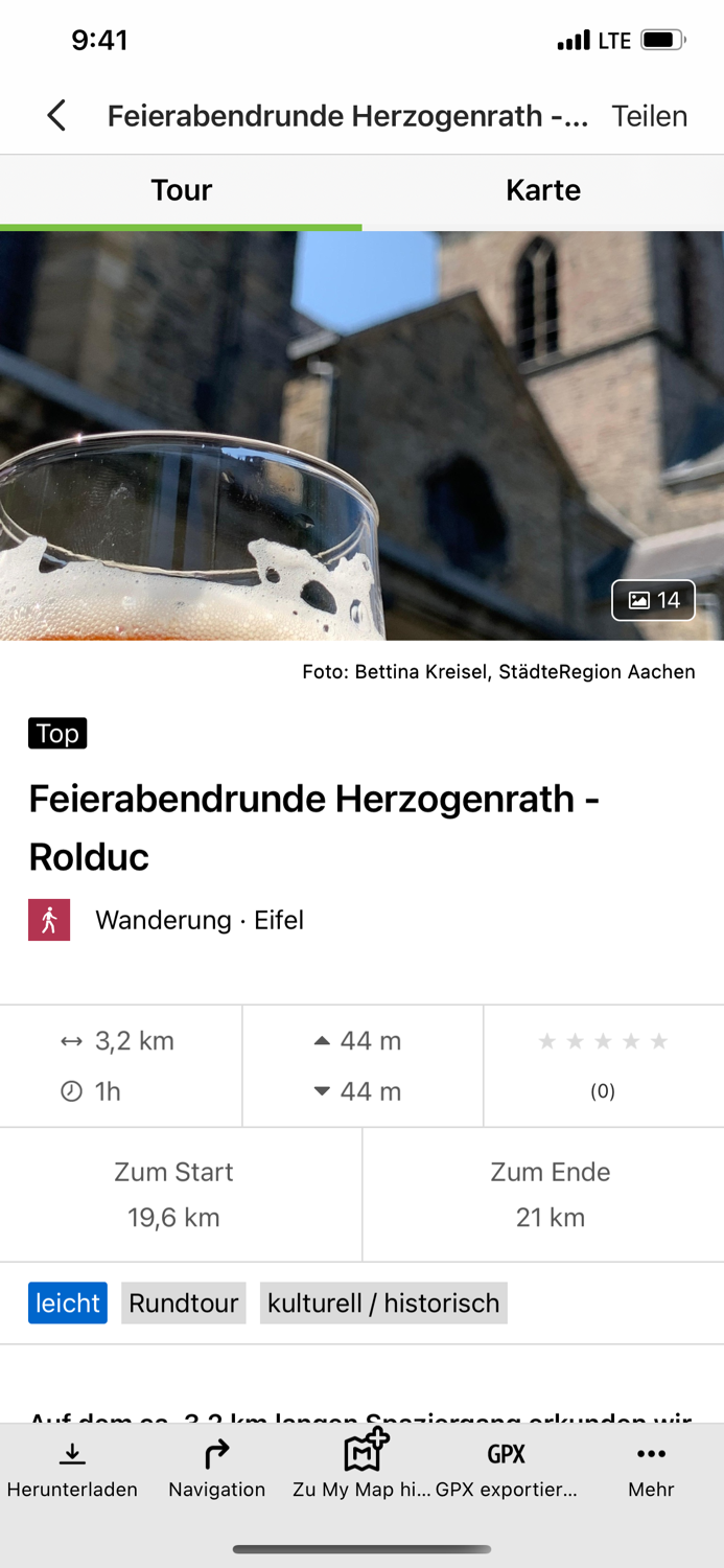 Tourenplaner Grünmetropole