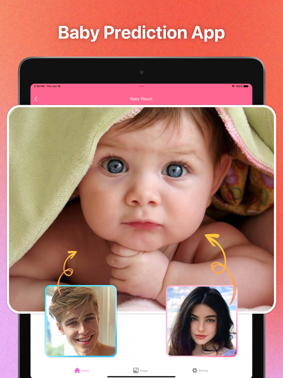 こどもの顔予想 赤ちゃん顔予想 あかちゃん顔 未来の顔のおすすめ画像1