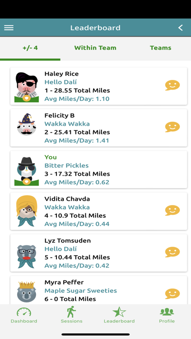 Mile-A-Day Screenshot