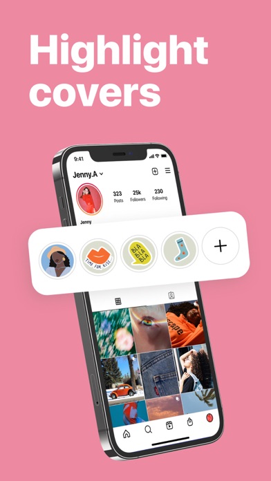 Icons for IG Stories Screenshot