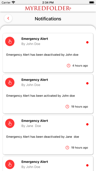 MYREDFOLDER® | FAMILY Screenshot