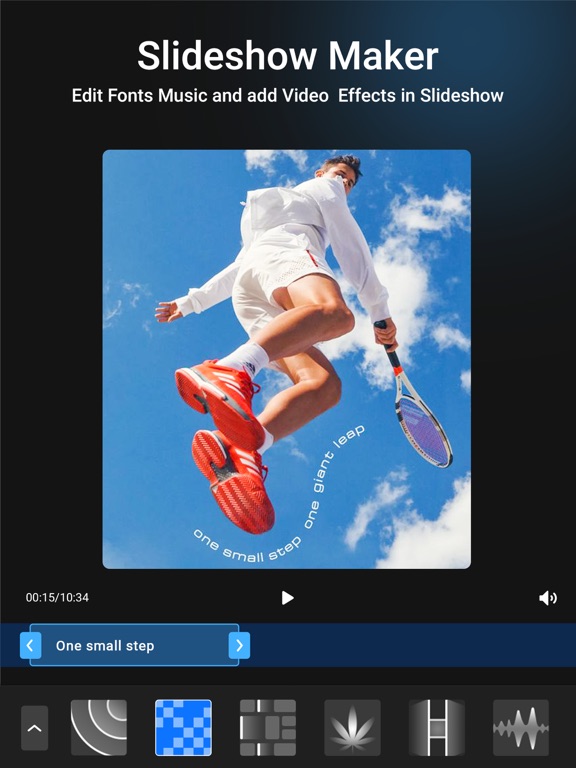 VidShow - Video Editor & Maker iPad screenshot 5 - Photo & Video app