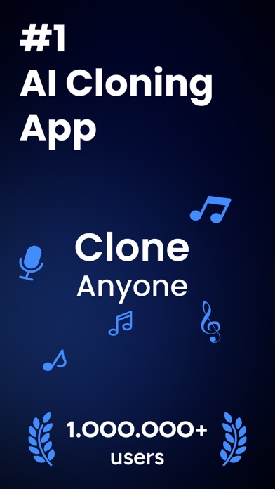 Voice & Face Cloning: Clony AI Screenshot