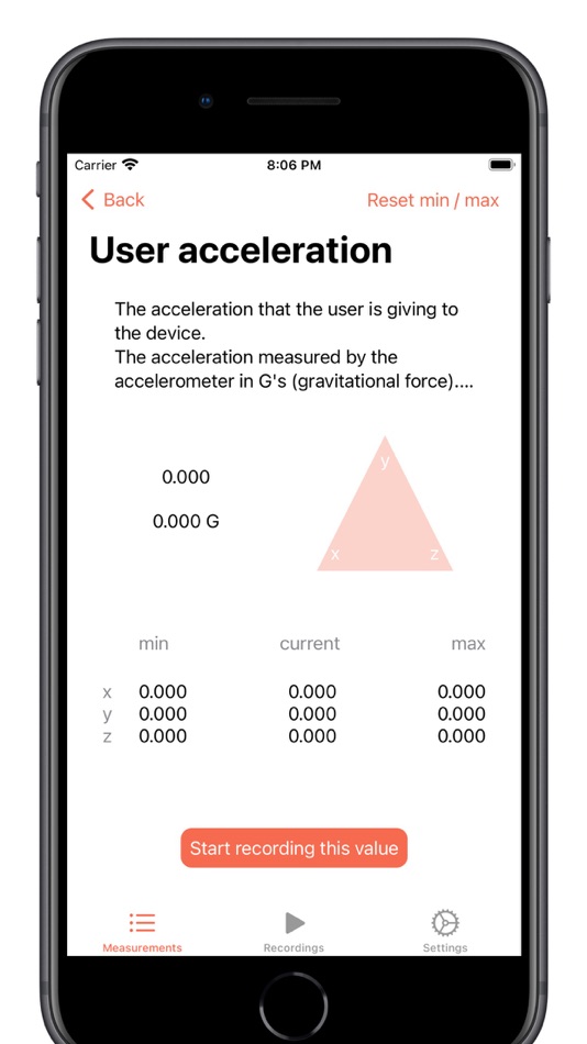 #2. Acc.elerometer (iOS) 由: Pantiukhin Andrei