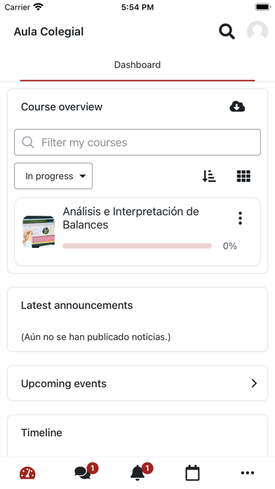 Aula Colegial Screenshot