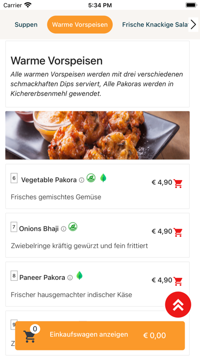 IndiaHouseIndisches Restaurant Screenshot