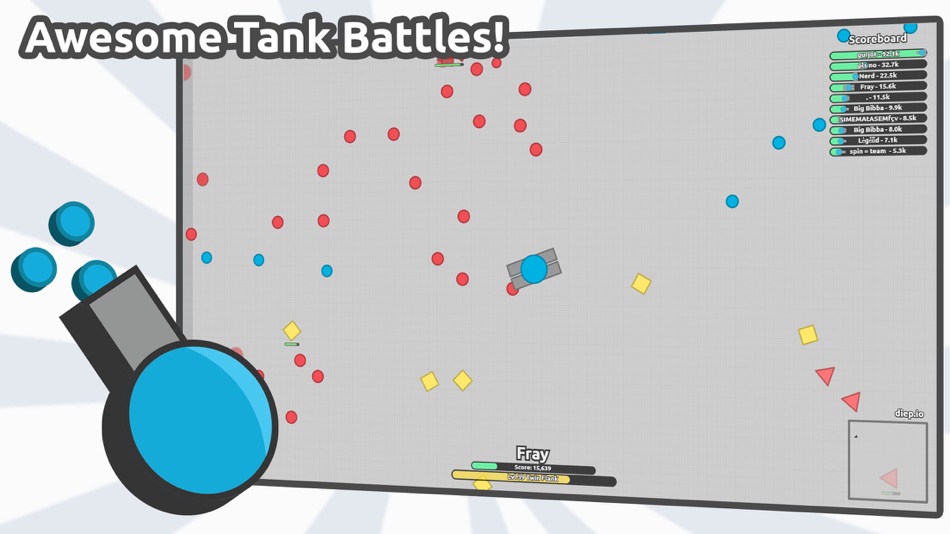 #1. diep.io (iOS) 由: VexxusArts Ltd