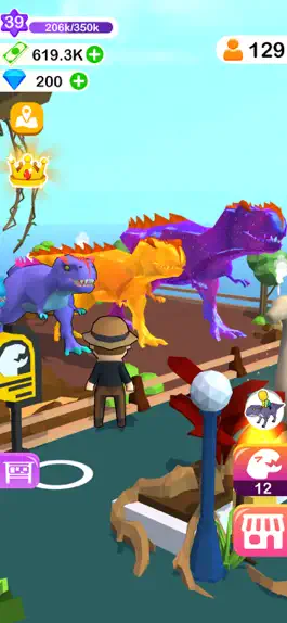 Game screenshot Dino Tycoon - 3D Building Game apk