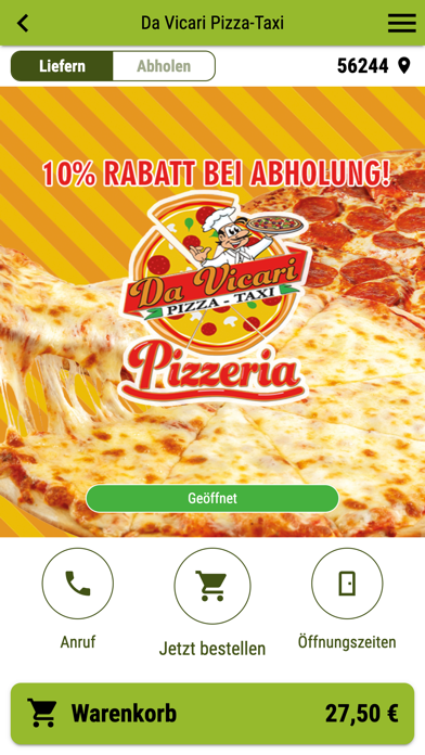 Da Vicari Pizza-Taxi Screenshot