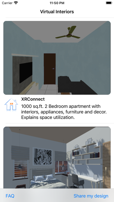 Virtual Interiors Screenshot
