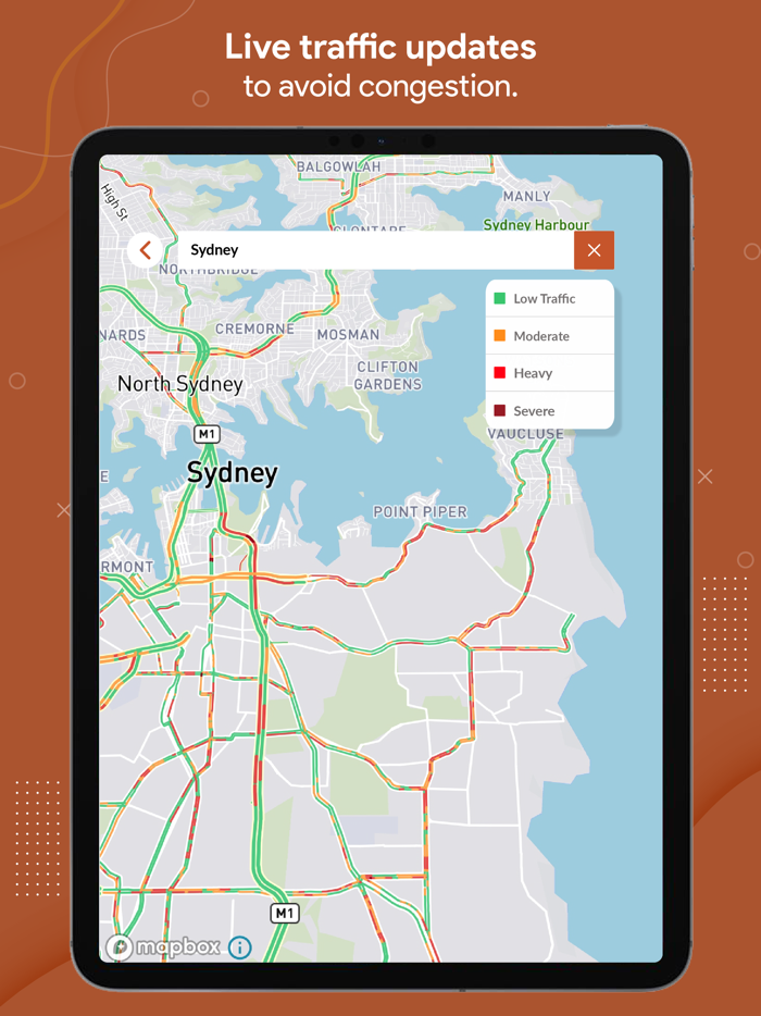GPS Navigation and Live Traffic