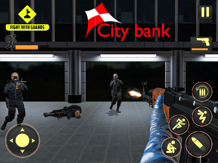 Thief Sneakers Rob and Escape