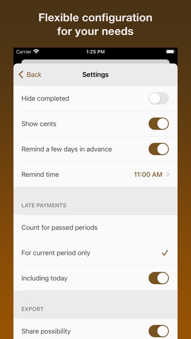 Screenshot 4 of Payment & Expenses Reminder App