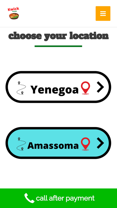 Kwickmeals Screenshot