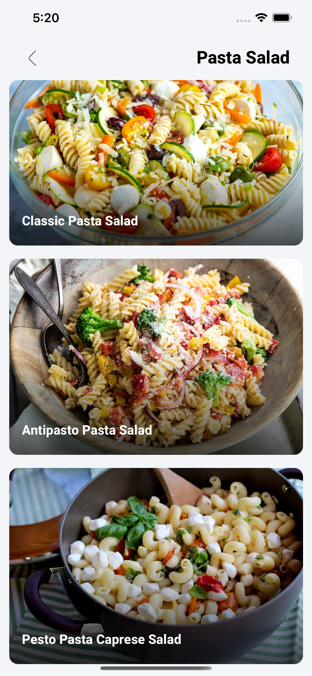 Recipes generator