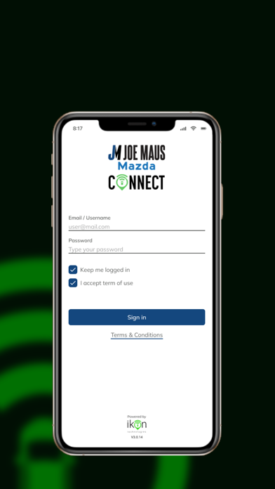 Joe Maus Mazda Connect Screenshot