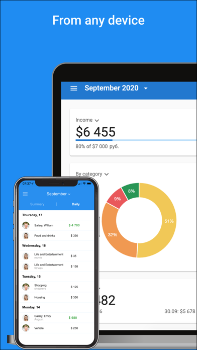 Feasy:family budget Screenshot