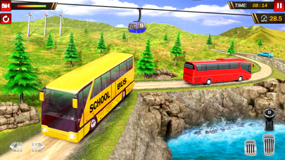 School Bus Uphill Driving Screenshot