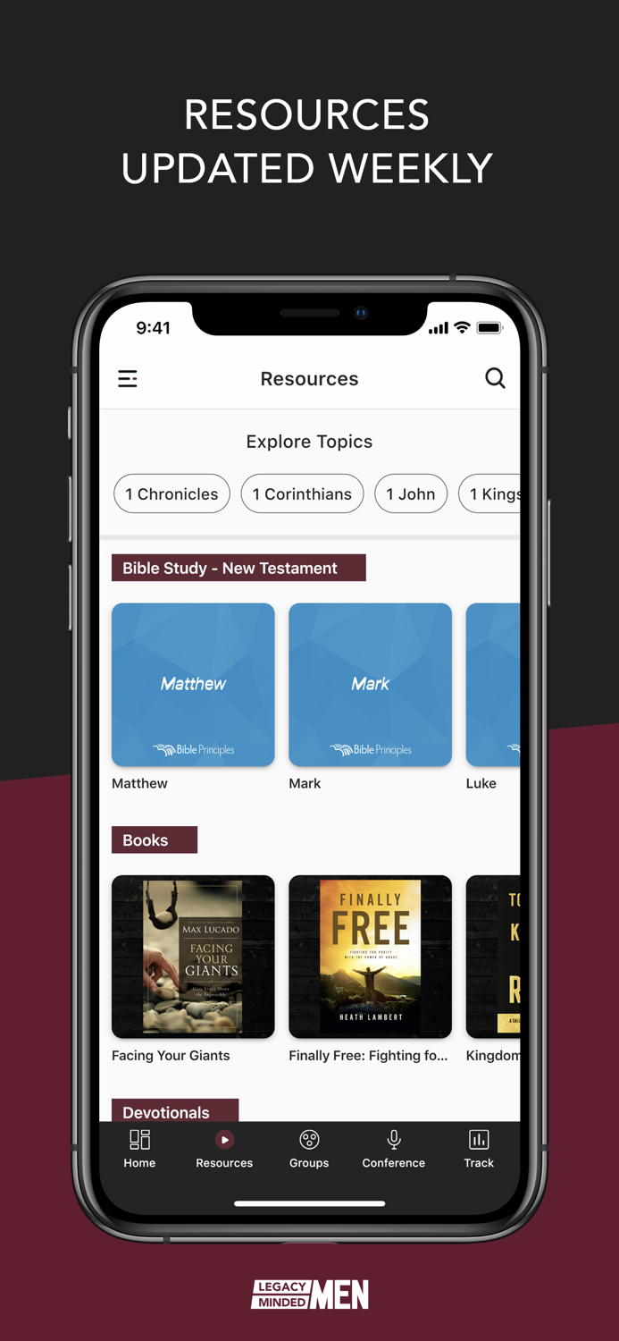 Legacy Minded Men App