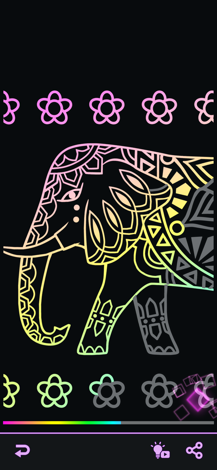 Scratch Art  Healing art game