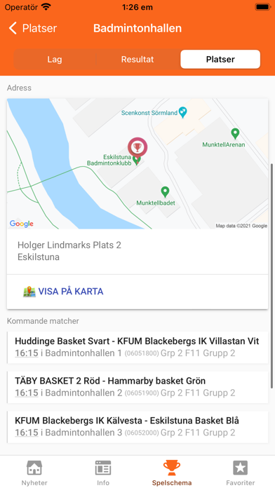 Eskilstuna Basket Cup Screenshot