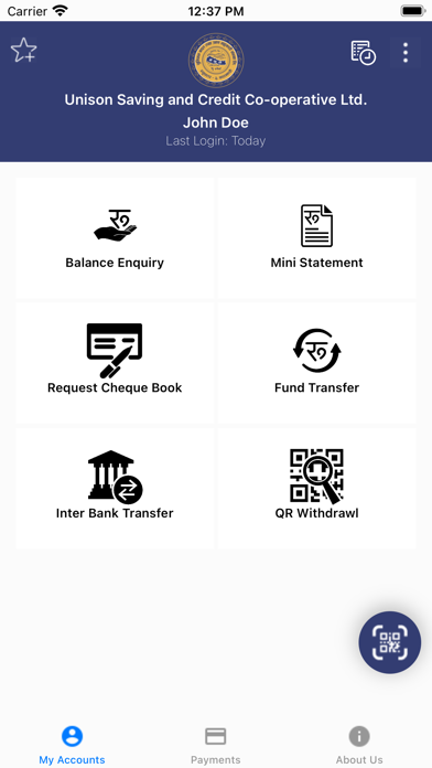 Unison SACCOS Smart Banking Screenshot
