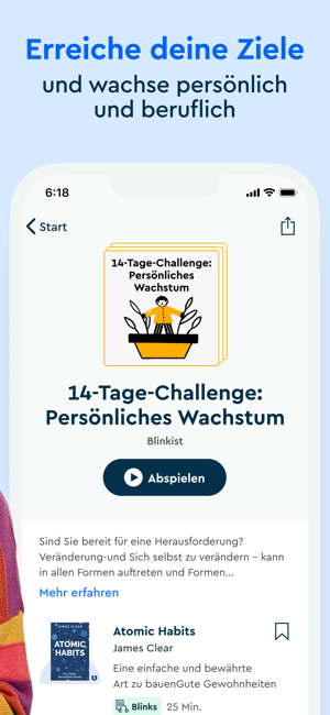 ?Blinkist: Buchzusammenfassung Screenshot
