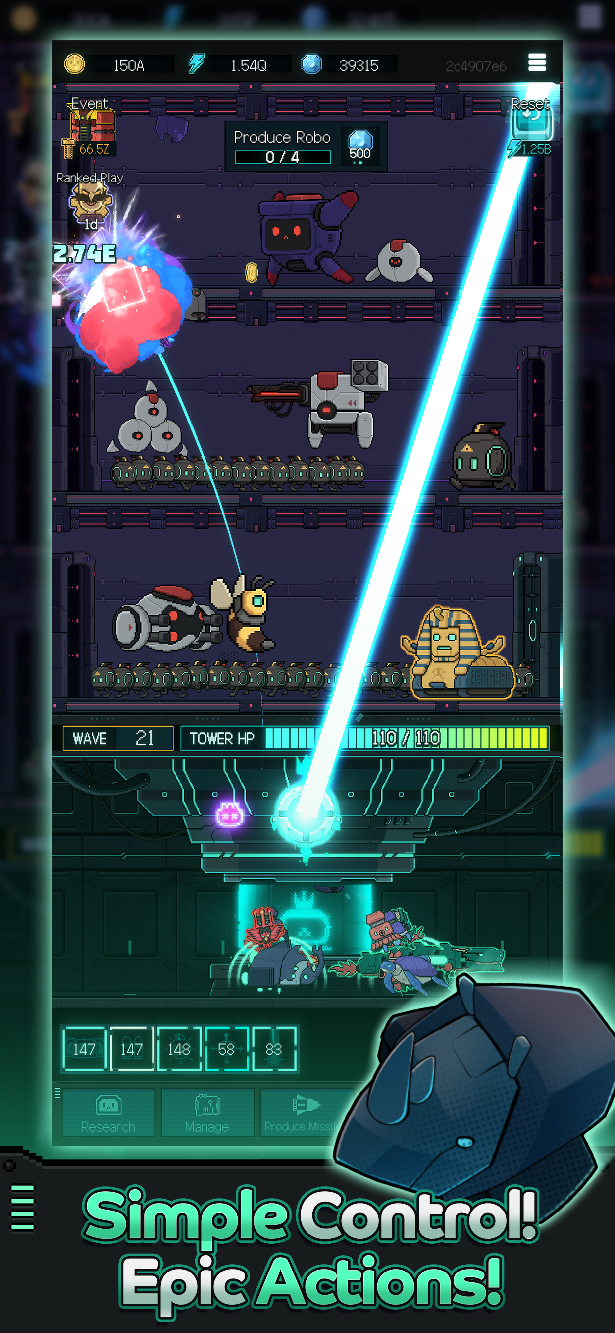 Robo Tower: Idle Shooting RPG