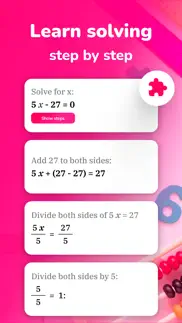 math solver: solve by camera iphone screenshot 2