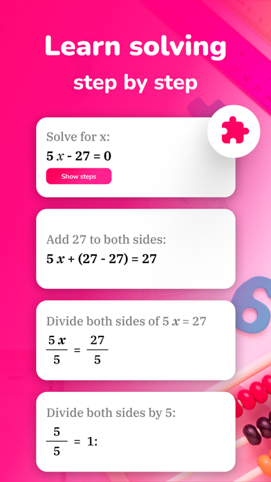 Screenshot #2 pour Math Solver: Caméra Résoudre